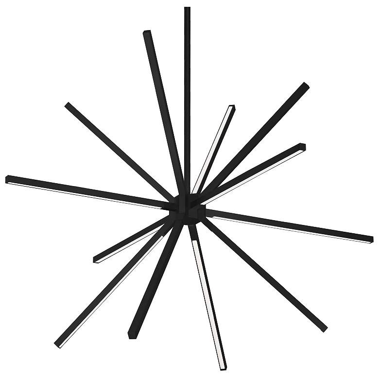 Image 1 Kuzco Sirius Minor LED 32-in Black LED Chandeliers