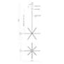 3_Kuzco Sirius Minor LED 32-in Black LED Chandeliers more views