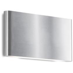 Kuzco Slate LED 10-in Brushed Nickel All-terior Wall Sconce