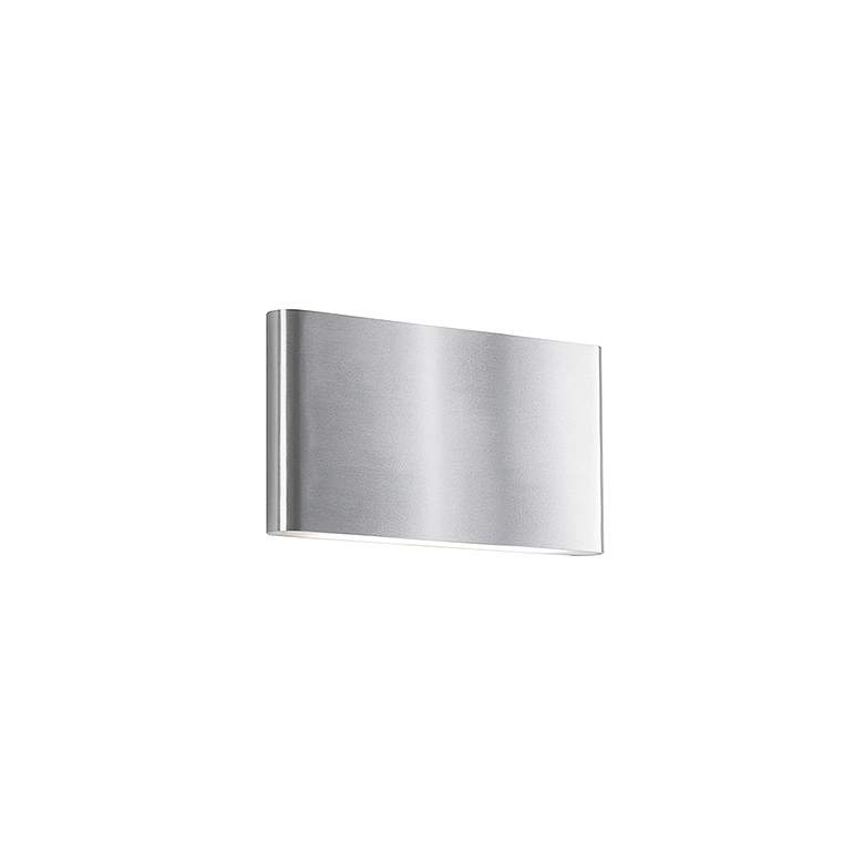 Image 2 Kuzco Slate LED 10-in Brushed Nickel All-terior Wall Sconce more views