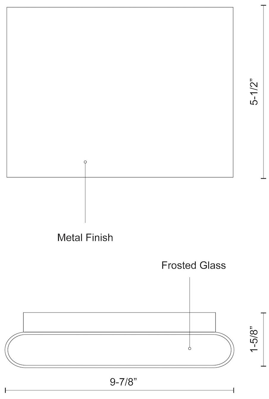 Image 3 Kuzco Slate LED 10-in Brushed Nickel All-terior Wall Sconce more views