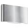 Kuzco Slate LED 10-in Brushed Nickel All-terior Wall Sconce