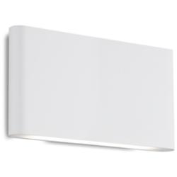Kuzco Slate LED 10-in White All-terior Wall Sconce