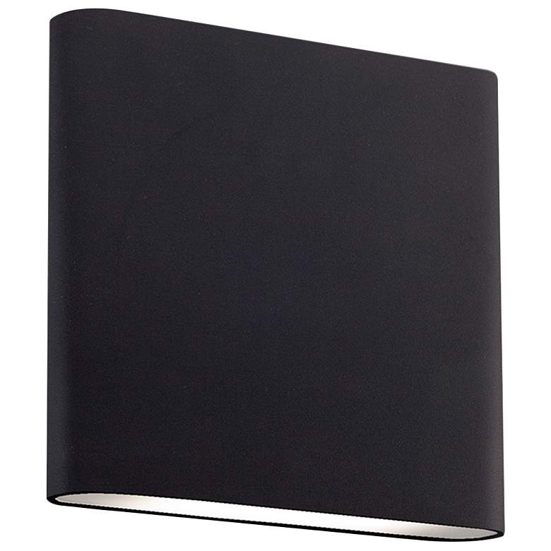 Image 1 Kuzco Slate LED 6-in Black All-terior Wall Sconce