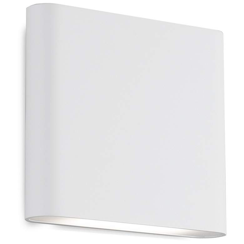 Image 1 Kuzco Slate LED 6-in White All-terior Wall Sconce