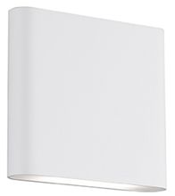 Image 2 Kuzco Slate LED 6-in White All-terior Wall Sconce more views