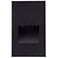 Kuzco Sonic 3" Wide Black Vertical LED Outdoor Step Light