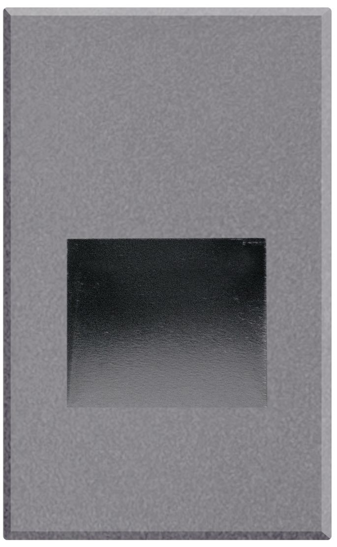 Kuzco Sonic 3" Wide Gray Aluminum LED Outdoor Step Light 383P1