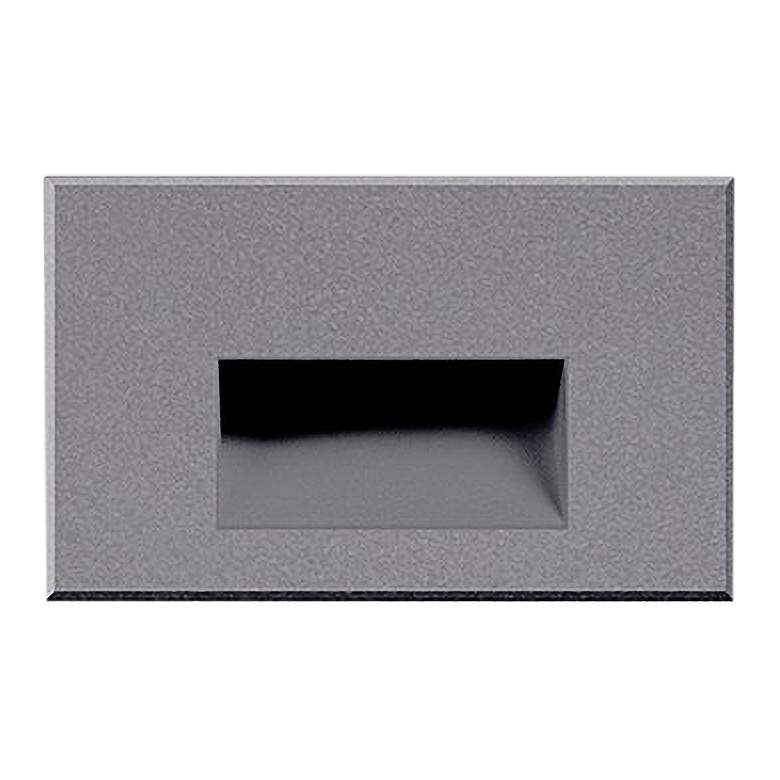 Image 1 Kuzco Sonic 5" Wide Gray Aluminum LED Outdoor Step Light