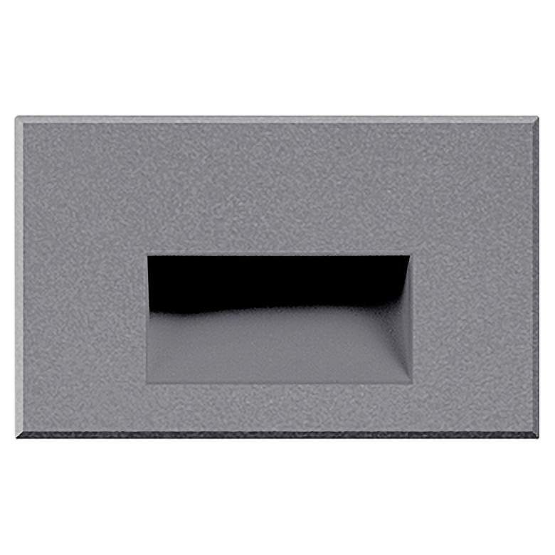 Image 1 Kuzco Sonic 5" Wide Gray Horizontal LED Outdoor Step Light