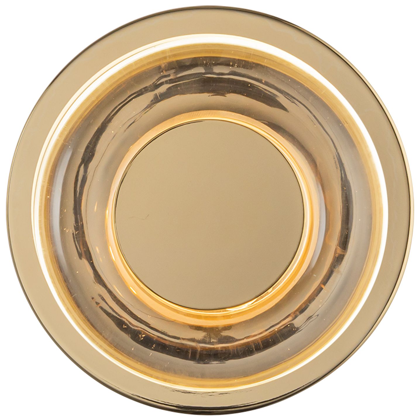 Image 3 Kuzco Stephord LED 4-in Metallic Brass/Clear Glass Wall Sconce more views