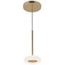 2_Kuzco Stephord LED 4-in Metallic Brass/Frosted Glass Pendant
