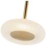 4_Kuzco Stephord LED 4-in Metallic Brass/Frosted Glass Pendant more views