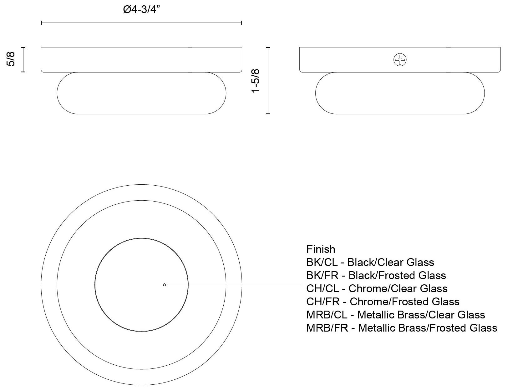 Image 5 Kuzco Stephord LED 4-in Metallic Brass/Frosted Glass Wall Sconce more views