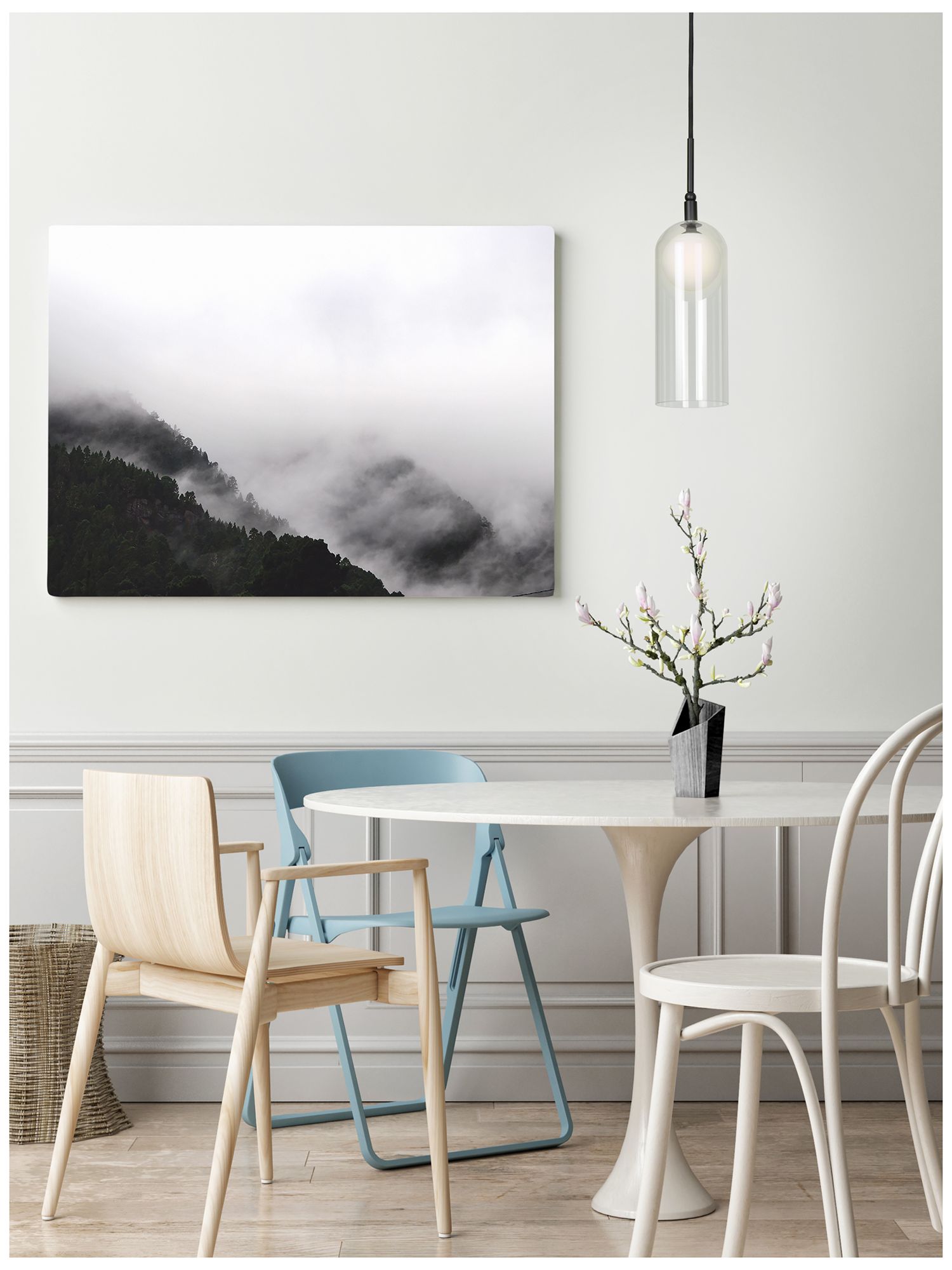 Image 3 Kuzco Stylo LED 4-in Black Pendant more views