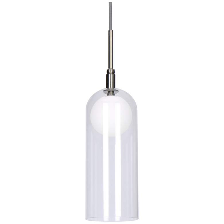 Image 1 Kuzco Stylo LED 4-in Brushed Nickel Pendant