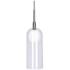 Kuzco Stylo LED 4-in Brushed Nickel Pendant