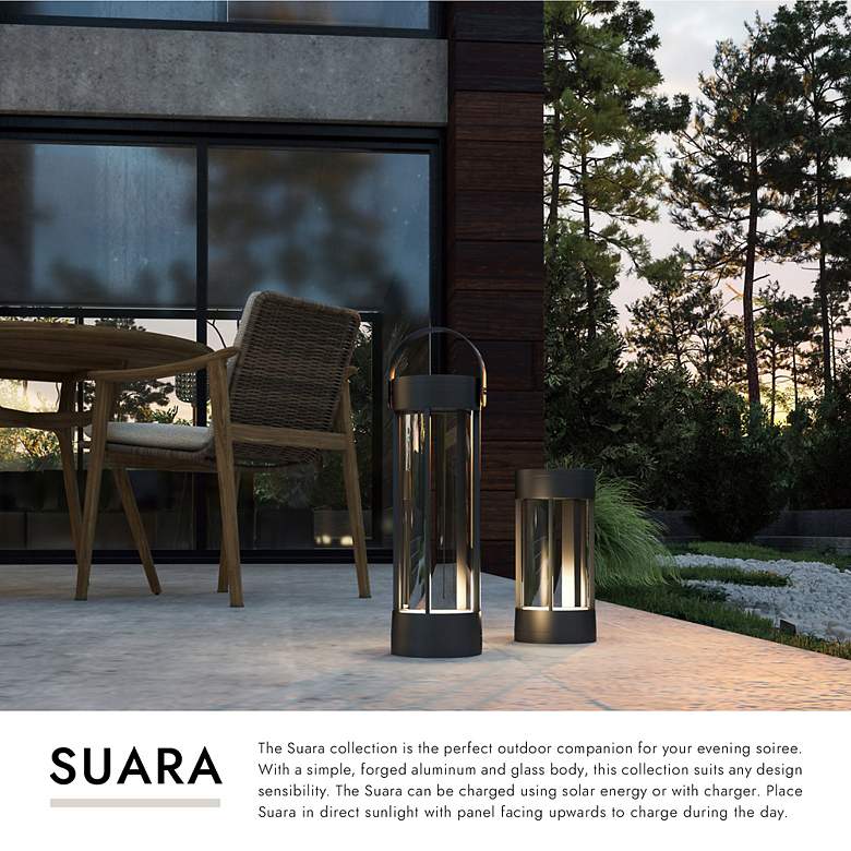 Image 4 Kuzco Suara 14-in Black Exterior Portable Lamps more views