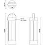 7_Kuzco Suara 14-in Black Exterior Portable Lamps more views