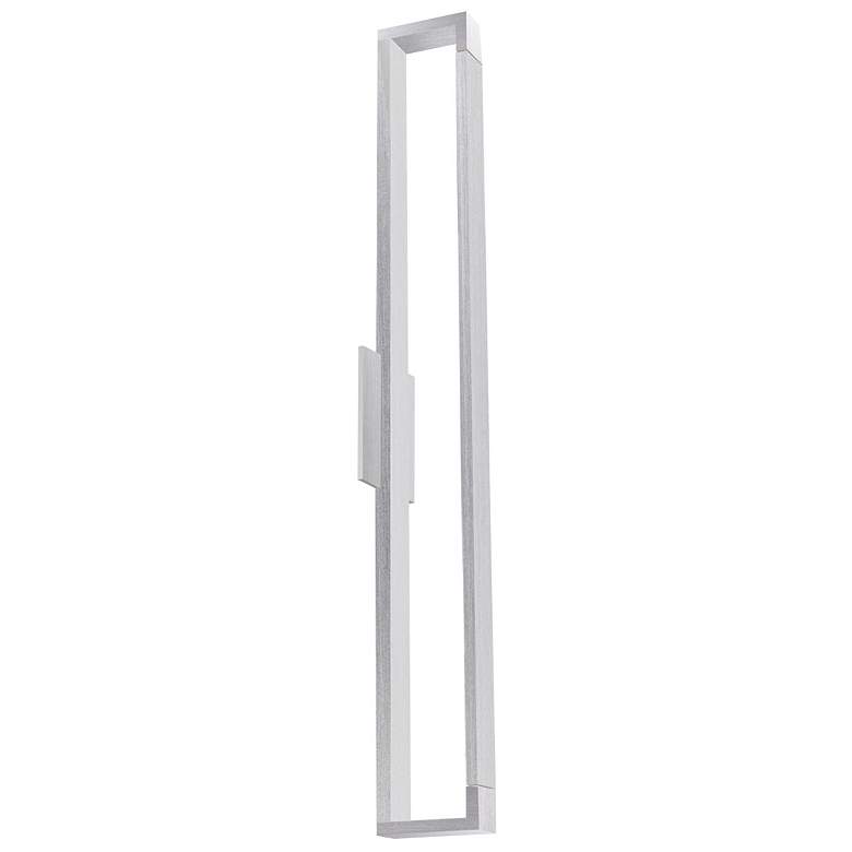 Image 1 Kuzco Swivel LED 32-in Brushed Nickel Wall Sconce