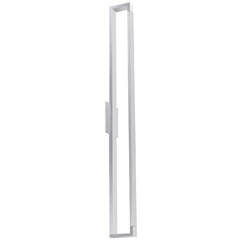 Image 1 Kuzco Swivel LED 48-in Brushed Nickel Wall Sconce