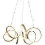 Thumbnail2 of Kuzco Synergy LED 24-in Antique Brass LED Chandeliers