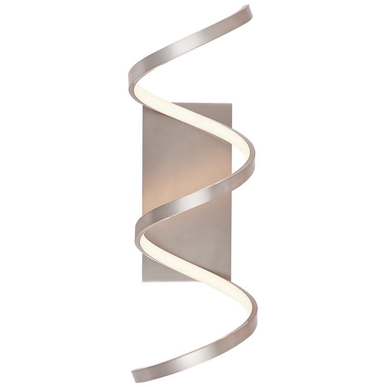 Image 1 Kuzco Synergy LED 24-in Antique Silver Wall Sconce