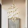 1_Kuzco Synergy LED 34-in Antique Brass LED Chandeliers