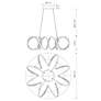 4_Kuzco Synergy LED 34-in Antique Brass LED Chandeliers more views