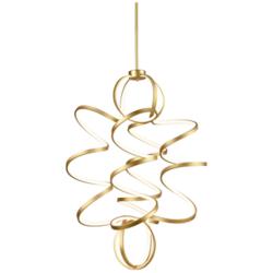 Kuzco Synergy LED 41-in Antique Brass LED Chandeliers