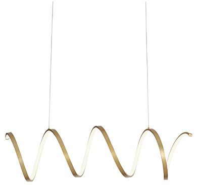 Image 2 Kuzco Synergy LED 42-in Antique Brass Linear Pendant more views