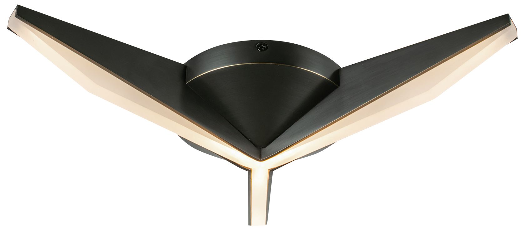 Image 3 Kuzco Tachi LED 15-in Urban Bronze Flush Mount more views