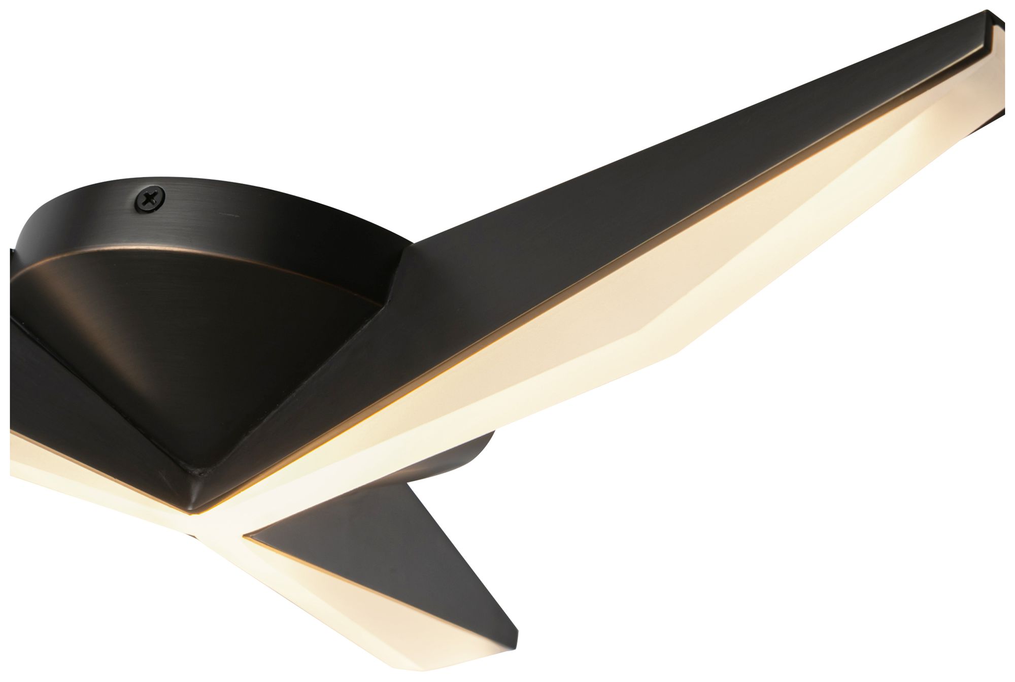 Image 4 Kuzco Tachi LED 18-in Urban Bronze Flush Mount more views