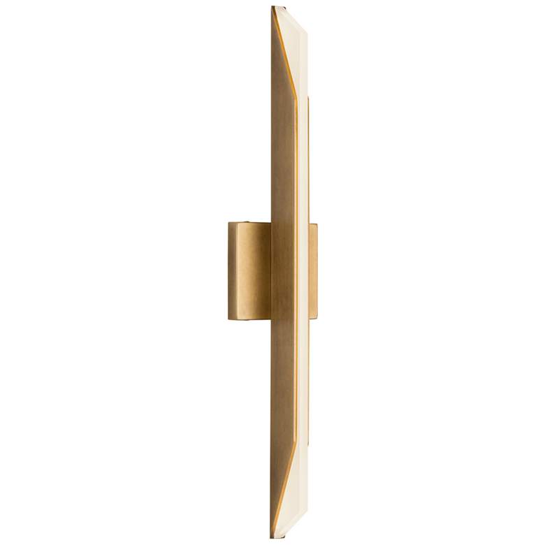 Image 1 Kuzco Tachi LED 25-in Vintage Brass Vanity Light