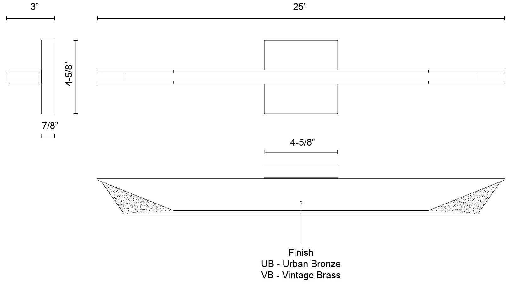 Image 4 Kuzco Tachi LED 25-in Vintage Brass Vanity Light more views