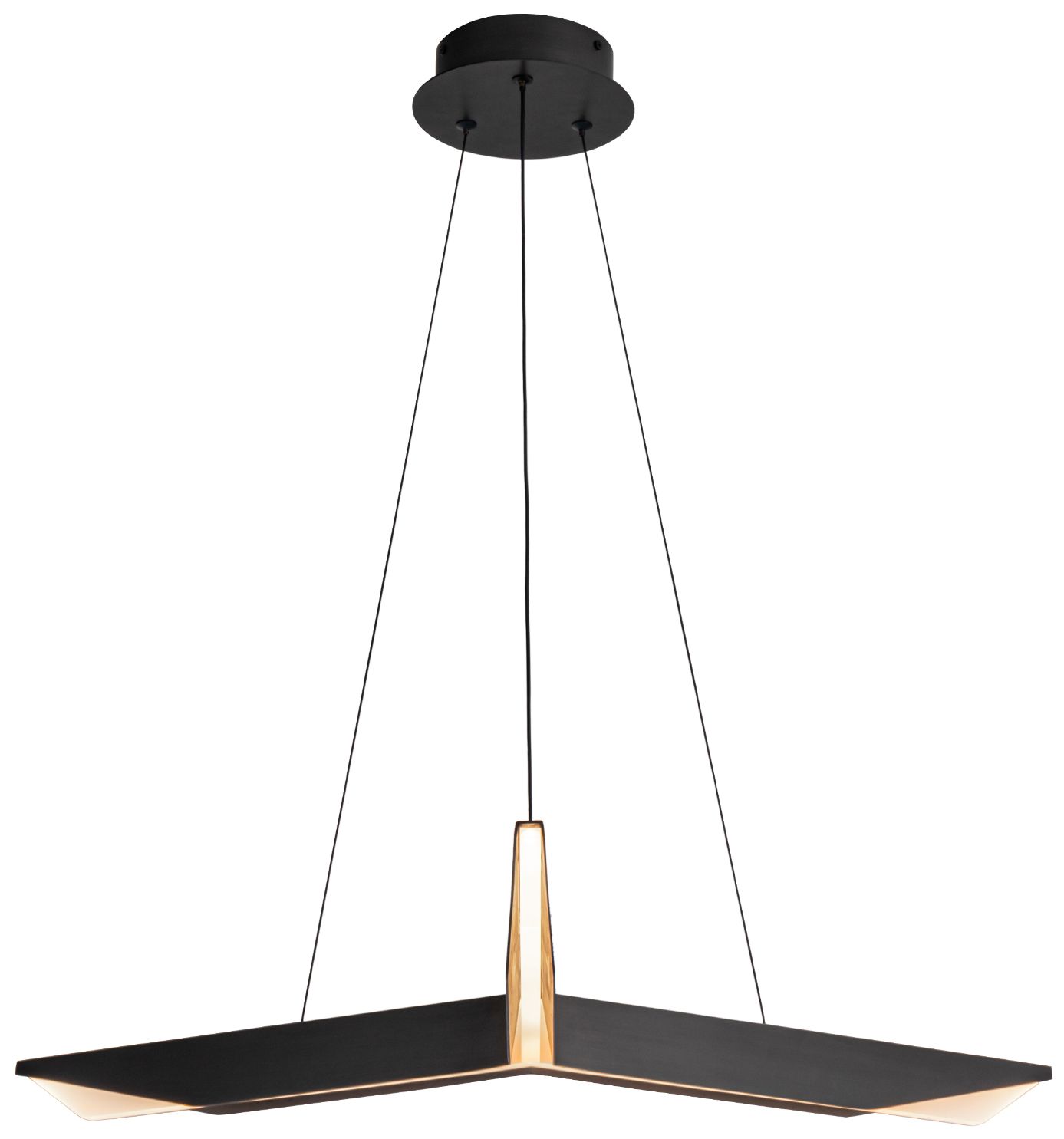 Image 3 Kuzco Tachi LED 31-in Urban Bronze Pendant more views