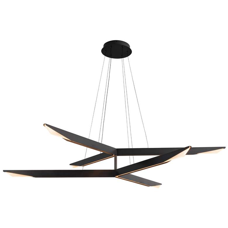 Image 1 Kuzco Tachi LED 42-in Urban Bronze LED Chandelier