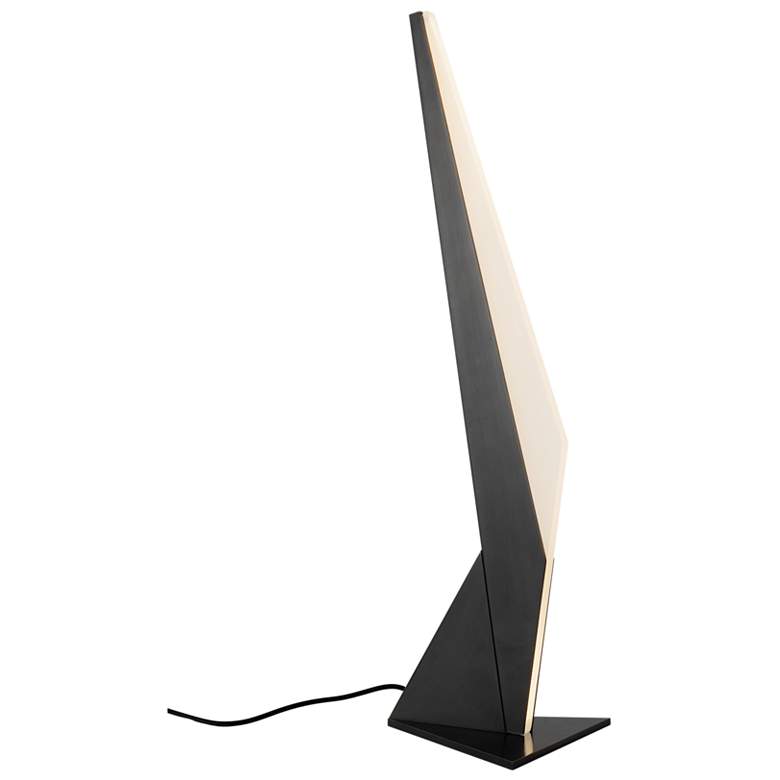 Image 1 Kuzco Tachi LED 6-in Urban Bronze LED Table Lamp