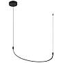 2_Kuzco Talis LED 36-in Black Linear Pendant