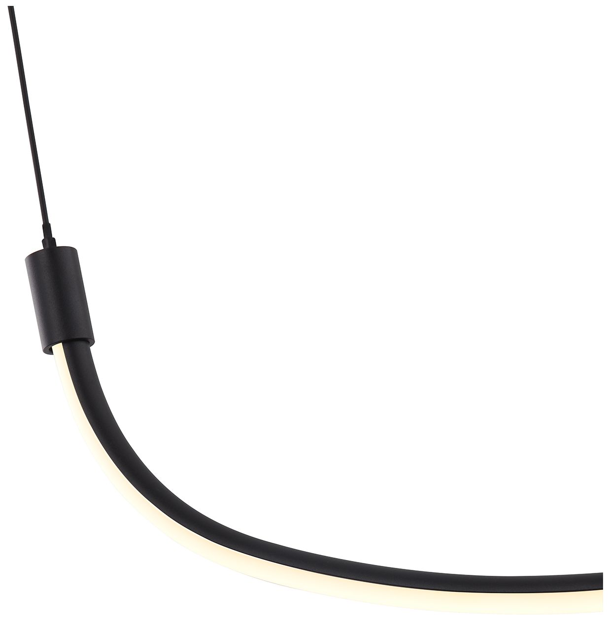 Image 4 Kuzco Talis LED 36-in Black Linear Pendant more views