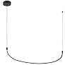 2_Kuzco Talis LED 48-in Black Linear Pendant
