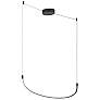 4_Kuzco Talis LED 48-in Black Linear Pendant more views