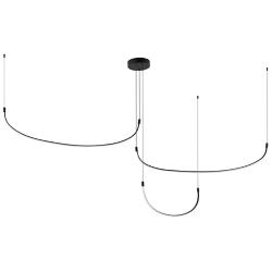 Kuzco Talis LED 90-in Black Multi-Pendant
