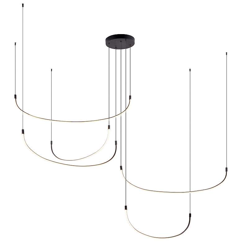 Image 1 Kuzco Talis LED 90-in Black Multi-Pendant