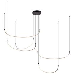 Kuzco Talis LED 90-in Black Multi-Pendant
