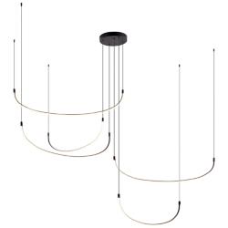 Kuzco Talis LED 90-in Black Multi-Pendant