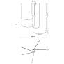 2_Kuzco Talis LED 90-in Brushed Nickel Multi-Pendant more views