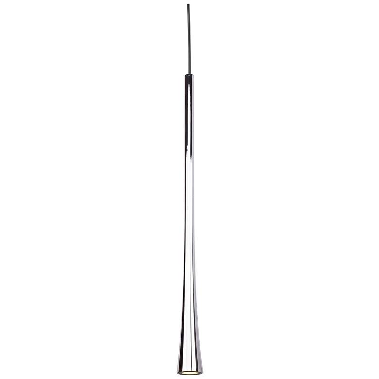 Image 1 Kuzco Taper LED 16-in Chrome Pendant
