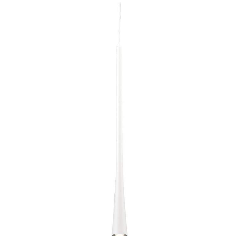 Image 1 Kuzco Taper LED 16-in White Pendant