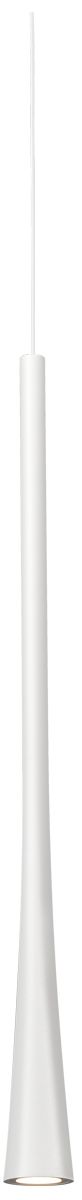 Image 2 Kuzco Taper LED 16-in White Pendant more views